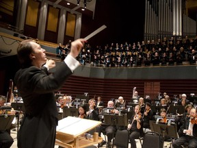 Calgary Philharmonic Orchestra with Roberto Minczuk, shown in this file photo, performed  Beethoven and Mahler Jan. 23 and 24.