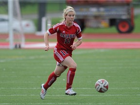 Calgarian Michelle Pryde, who plays soccer for the Nova Scotia-based Acadia Axewomen, received the prestigious Governor General's Academic All-Canadian Commendation last month.