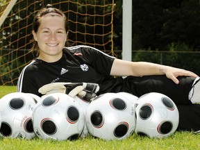 Canadian goalkeeper Erin McLeod.