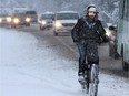 Winter cycling is gaining in popularity.