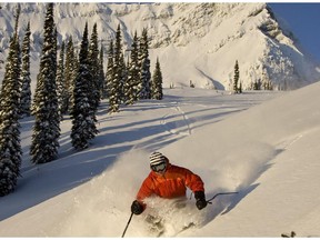 Fernie Alpine Resort is home to five bowls blessed with some fine poweder at times.