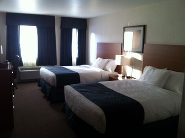 An interior view of a room at the Days Inn in Sioux Lookout, Ont.
