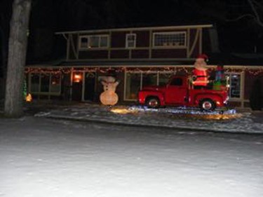 Carrie Vansickle Bissonnette submitted this photo of Santa in a truck on Acadia Drive in Willow Park. "My photo quality doesn't do this display justice but trust me, Santa's sleigh never looked this cool!"