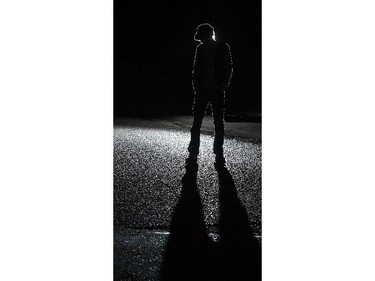 An obscured identity image of a male victim sexual assault victim . The Canadian Centre for Men's Sexual Abuse is one of the recipient agencies of the 2014 Calgary Herald Christmas Fund.