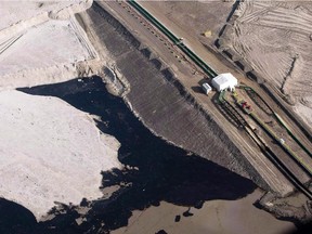 An oilsands facility is seen from a helicopter near Fort McMurray.