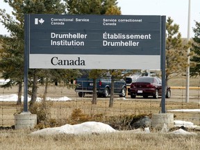 The entrance to the Drumheller Institution.