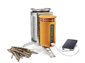 A new generation of tinkerers has given us tools like the Biolite camp stove, a water-bottle-sized device that uses twigs as fuel and not only boils water fast, but has a USB connection that charges electronic devices.