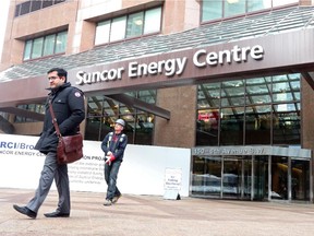 Suncor Energy eliminated 1,000 people from its workforce, meeting a goal set in January.