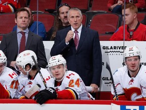 bob hartleyHead coach Bob Hartley of the Calgary Flames watches from the bench during the second period of the NHL game against the Arizona Coyotes at Gila River Arena on January 15, 2015 in Glendale, Arizona.