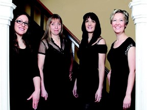 Calgary folk act Magnolia Buckskin is, from left, Natasha Platt, Kathy Cook, Emily Triggs and Corry Ulan.