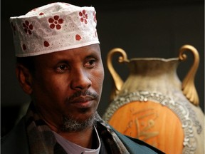 Imam Abdi Hersy poses for a photo at the Abu Bakr Islamic Centre in Calgary on Jan. 4, 2015.