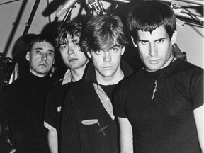 Punk band - The Diodes. L-R: John Hamilton, John Catto, Ian MacKay and Paul Robinson.
CBS file photo.