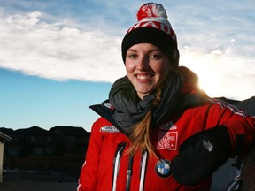 Canadian skeleton competitor Madison Charney was photographed at Canada Olympic Park on Friday in advance of this weekend's Intercontinental Cup.