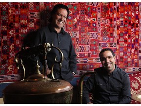 Alex Hanafi and Nabil Aitidir are owners of Moroccan Tent restaurant in Calgary's southeast.