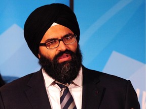 Tory MLA Manmeet Bhullar was killed in a crash on the Queen Elizabeth II Highway north of Red Deer on Nov. 23, 2015.