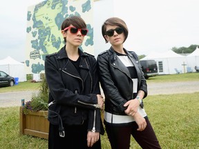 Calgary-born pop duo Tegan and Sara appeared on the Late Show with David Letterman three times over the years.