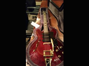 Red Deer RCMP are investigating the theft of 11 guitars from a home on Tuesday, January 20, 2015.