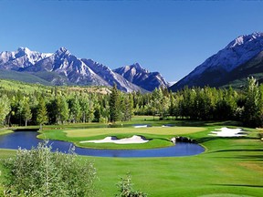 The Kananaskis Country Golf Course, three years before the 2013 flood.