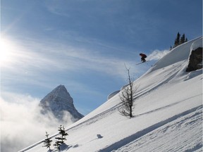 Backcountry skiing at Mount Assiniboine Provincial Park, B.C.