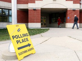 Lorraine Hjalte, Calgary Herald CALGARY, ; October 27, 2014  - There was a steady stream of voters arriving to vote in the  Elections Alberta by-election at Mother Mary Greene School on October 27, 2014. (Lorraine Hjalte/Calgary Herald) For News story by . Trax # 00059946A