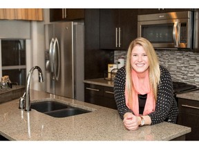 Megan Chandler bought a three bedroom townhouse at Vantage Fireside in Cochrane.