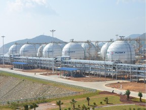 Husky Energy's Liwan natural gas processing facility in China.