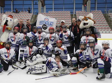 The Hawks were the Atom 2 champions in the 2015 Esso Minor Hockey Week.