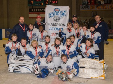 The Lake Bonavista Breakers were the Atom 3 champions in the 2015 Esso Minor Hockey Week.