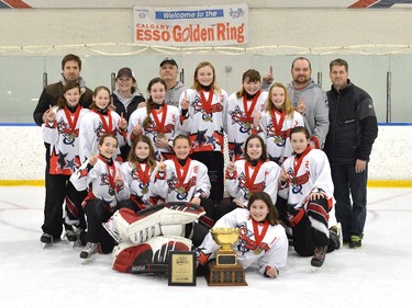The Sherwood Park Snipers were champions in the U12A division of the 2015 Esso Golden Ring ringette tournament.