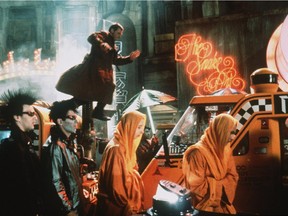 Still photo from the 1982 movie Blade Runner.