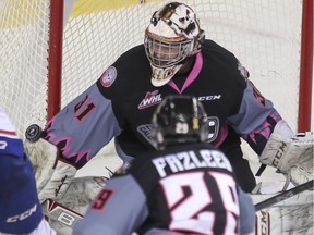 Calgary Hitmen goalie Mack Shields has been nominated by the Western Hockey League for the CHL goaltender of the week award after posting a 1.00 GAA and .957 save percentage in two games.