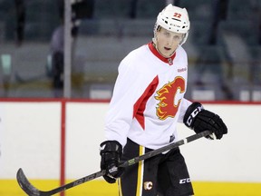 Calgary Flames newcomer Drew Shore
