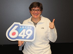 Edith Shackleton had a $1-million winning ticket for the Dec. 31, 2014 Lotto 6/49.