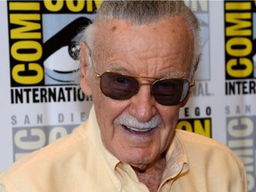 SAN DIEGO, CA - JULY 19:  Comic book icon Stan Lee attends his "World of Heroes" YouTube channel panel during Comic-Con International 2013 at the Hilton San Diego Bayfront Hotel on July 19, 2013 in San Diego, California.