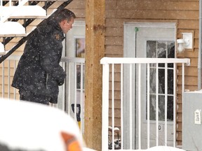 RCMP Major Crimes have been called to a suspicious death in a fourplex in the 100 block of Sixth Avenue in Strathmore on January 6, 2015.