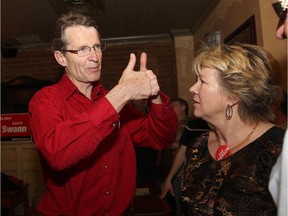 Columnist Graham Thomson says Albertans should be happy that Calgary Liberal MLA David Swann plans to run again.