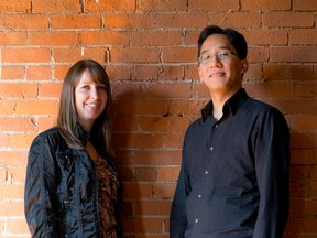 Left to right: Alison McMahon, CEO & Co-founder and Sherman Tsang, CTO & Co-founder.