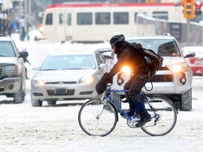 Calgarians hunker down in the latest cold snap, in Calgary on January 6, 2015.