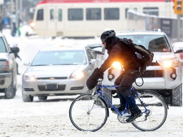 Calgarians hunker down in the latest cold snap, in Calgary on January 6, 2015.