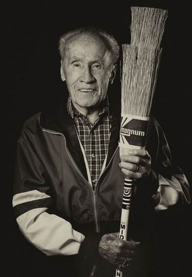 Dennis Dunn, 81, has been an avid curler for 60 years.