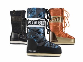 The new Moon Boots come in many colours and looks.