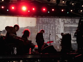 Godspeed You! Black Emperor performs during Day 2 of the 2012 Coachella Valley Music & Arts Festival.