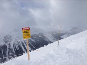 A man suffered a serious leg injury following a skier-triggered avalanche adjacent to Kicking Horse Mountain Resort on Sunday afternoon.