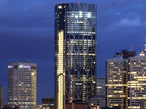 The Bow Tower dominates the Calgary skyline