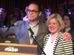 Premier Rachel Notley and Finance Minister Joe Ceci