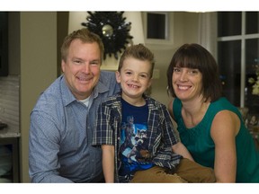 Dean and Kelly Brown with their son Kyler bought a home by Calbridge in EvansRidge.