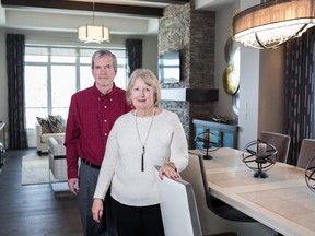 Helen and Dave English have bought a home in Riverstone, a townhome development by Calbridge Homes.