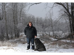 Jacquie Moore, a transit operations supervisor with Calgary Transit, will be heading to New York City with her Bouvier des Flandres dog NV who will be competing in the Westminster Dog Show on Monday, February 16, 2015.