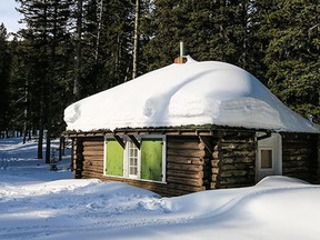 An old warden's cabin in Waterton Lakes National Park has been turned into an Alpine Club of Canada backcountry hut for winter accommodation.