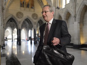 Canada's chief electoral officer Marc Mayrand arrives at the Commons house affairs committee in Ottawa on May 28, 2013.